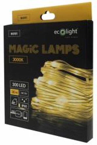 Magiczne lampki 300 led 3000K 30m DC5V