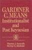 Gardiner C.Mean's Institutional and Post-Keynesian Economics