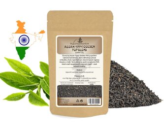 Černý čaj India Assam Tippy Golden FOP blend 1000 g