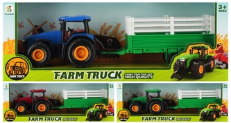 Traktor s přívěsem pull&back;