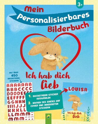Mein personalisierbares Bilderbuch - Ich hab dich lieb