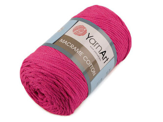 Pletací příze Macrame Cotton 250 g - 1 ks - 44 (771) vínová fuchsie
