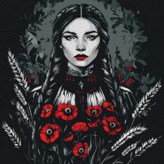 Malowanie po numerach - Kobieca siła 40x40cm