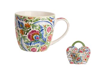 Kubek 460 ml w "koszyczku" MAYFLOWER