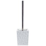 Spirella WC štětka AGDA, s polyresinovou nádobou, bílá