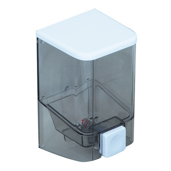 MSV nástěnný dávkovač mýdla, čirý, plast, 1000 ml