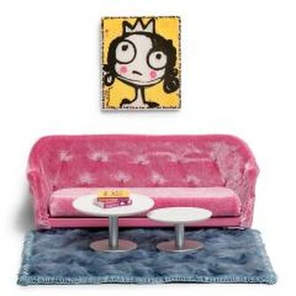 Meble do salonu do domku dla lalek