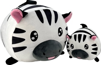 Magic Baby Zebra - maminka s mláďátkem - set plyšových hraček 20 a 40 cm