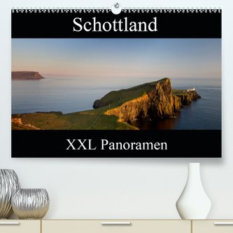 Schottland - XXL Panoramen (Premium, hochwertiger DIN A2 Wandkalender 2021, Kunstdruck in Hochglanz)