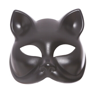 Maska černé kočky PVC