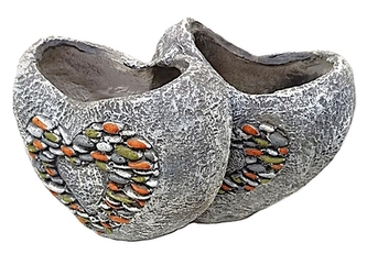 Obal dvě srdce MG s kamínky