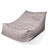 Sedací vak Lounge Starorůžové pletení: 120 x 100 x 80 cm