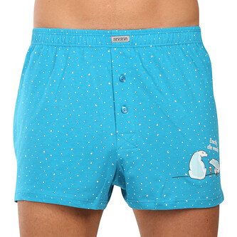 Pánské trenky Andrie modré (PS 5933-blue) XL