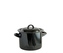 Hrnec s poklicí smalt černý 18cm 3,5L