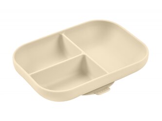 Talíř silikonový dělený s přísavkou Clay