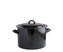 Hrnec s poklicí smalt černý 24cm 7,5L