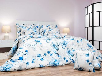 Povlečení flanel Bloom elegance banán 140x200, 70x90 cm