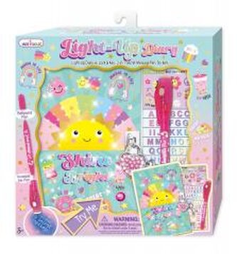 Pamiętnik z podświetlanym długopisem słoneczko