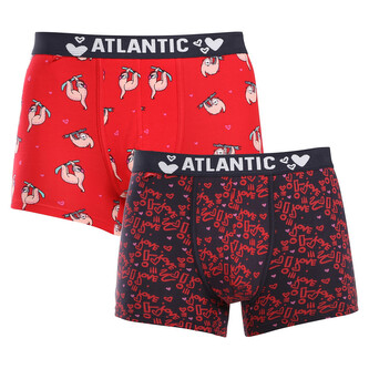 2PACK pánské boxerky Atlantic vícebarevné (2GMH-018) XL