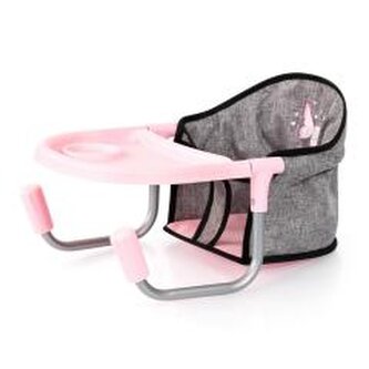 Siedzisko stołowe dla lalek szare