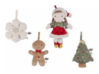 Vánoční ozdoby plyšové Rosa