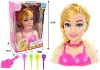 Głowa do czesania z akcesoriami