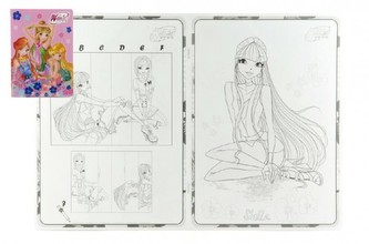 Winx club - Omalovánky A4