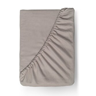 Flanelové napínací prostěradlo 80x200cm béžové