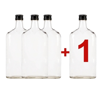 DuraHome Láhev, 3+1 zdarma, Placatka 500 ml