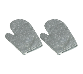 Kuchyňská chňapka - 2ks - Šedá,Bílá - 28x18 cm