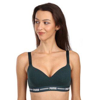 Dámská sportovní podprsenka Puma zelená (604024001 027) XL