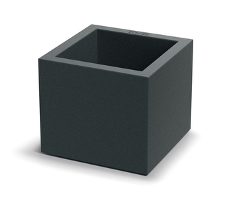 Květináč CUBLA SQUARE 29 cm - barva: tmavě šedá