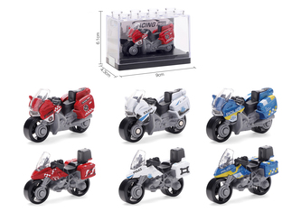 Kovový model motorky 1:64 - více druhů