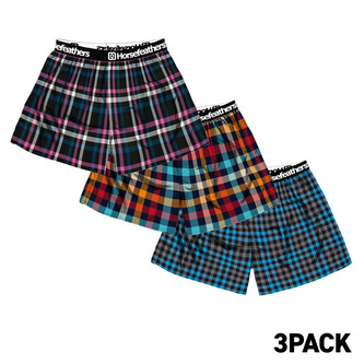 3PACK pánské trenky Horsefeathers Clay Bundle 2 (AM283B) L