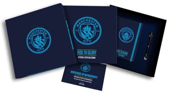 Oficiální dárkový set FC Manchester City: Kalendář - diář - propiska (31,4 x 31,4 x 4,1 cm)