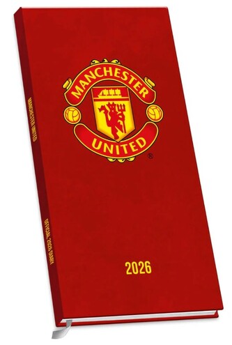 Slim diář 2026 FC Manchester United (8,3 x 16,5 cm)