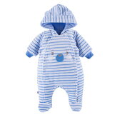 EWA 758545 RUN&FUN Pajac welurowy ociepl. niebieski 56