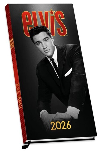 Slim diář 2026 Elvis Presley (8,3 x 16,5 x 1,5 cm)