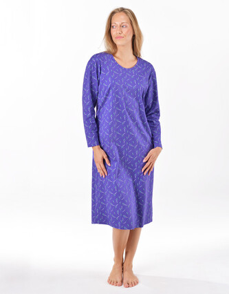 Dámská noční košile Gina fialová (19173-DMFLGB) 3XL