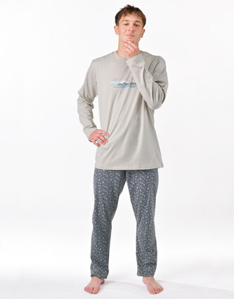 Pánské pyžamo Gino vícebarevné (79191-LxGDxG) 3XL