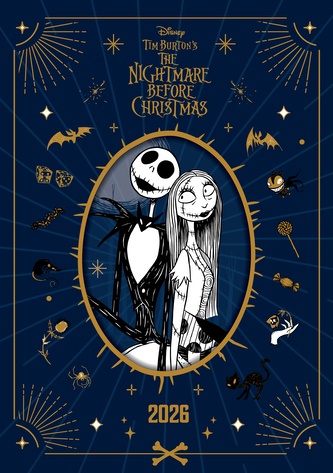Diář 2026 Disney|Nightmare Before Christmas|Ukradené Vánoce (A5 15 x 21,5 x 1,5 cm)