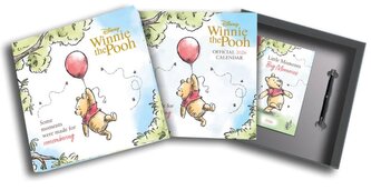 Oficiální dárkový set Disney: Medvídek Pú Kalendář - diář - propiska (31,4 x 31,4 x 4,1 cm)