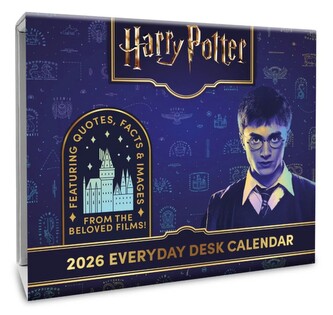Oficiální trhací stolní kalendář 2026: Harry Potter (15 x 13 x 4 cm)