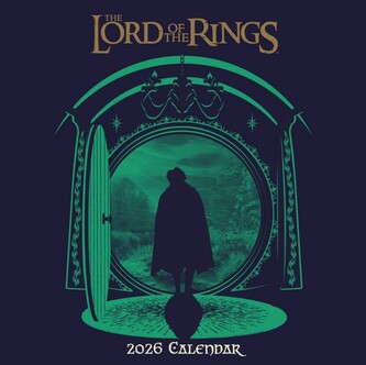 Oficiální nástěnný kalendář 2026 Lord of the Rings|Pán prstenů s plakátem (SQ 30,5 x 30,5|61 cm)