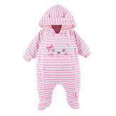 EWA 758484 RUN&FUN Pajac welurowy ociepl. róż 56