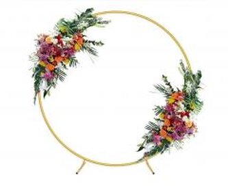 Stelaż okrągły złoty 150cm 14el