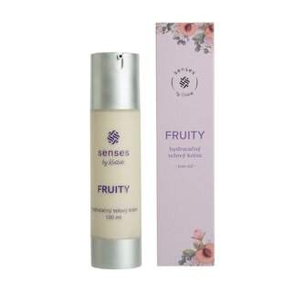 Kvitok Senses Hydratační tělový krém Fruity (100 ml) - s vůní malin, rybízu a vanilky