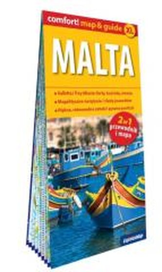 Malta laminowany map&guide XL 2w1 przewodnik i mapa