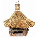 Krmítko pro ptactvo d 39 x v 31 cm, sláma