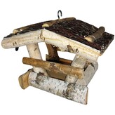 Krmítko pro ptactvo 20 x 21 x 17 cm, bříza